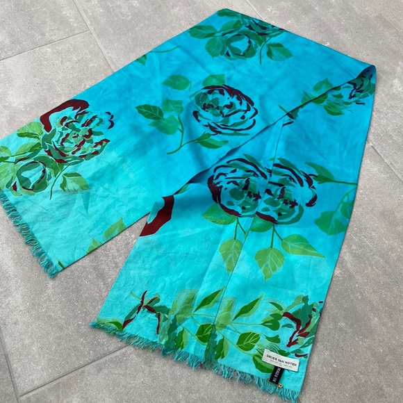 Dries Van Noten Accessories - Dries Van Noten NWOT Printed Silk Scarf